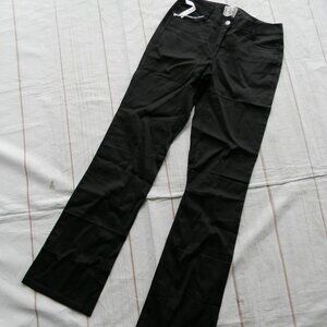 NWT WHITE HOUSE BLANC BLACK MARKET BOOTLEG DRESS PANTS SATIN SZ 0 STRETCH